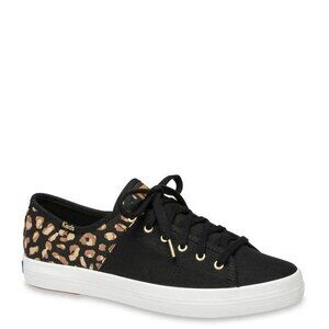 Keds‎ Leopard Kickstart 50/50 Canvas Lace Sneakers Dream Foam Womens Size 7.5 M